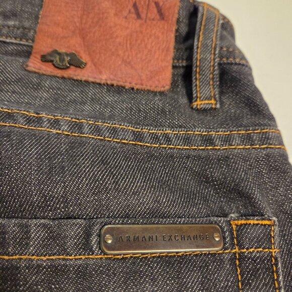 ARMANI EXCHANGE men's distressed jeans - Picture 6 of 16